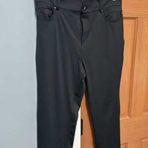 Mens Black Golf Pants. Size Large